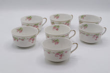 Load image into Gallery viewer, Crown Liara Bavaria China Pink Floral Gold Trim Dinnerware Set 66 Pieces
