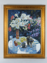 Load image into Gallery viewer, Lisandro Lopez Baylon Original Oil Painting Floral Still Life Signed Framed
