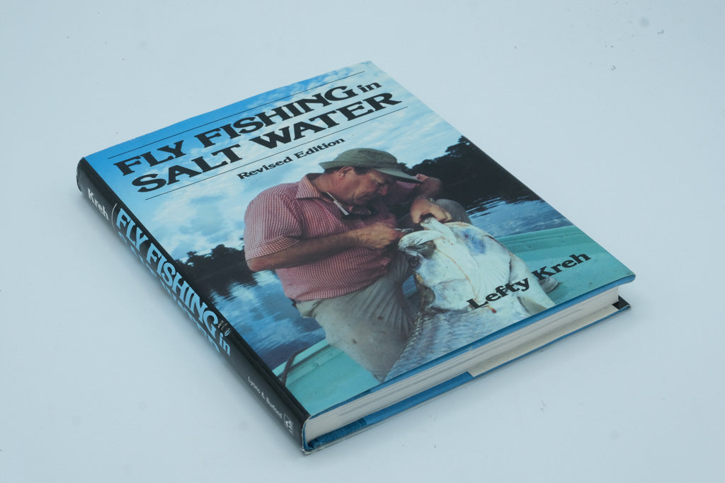 Fly Fishing in Salt Water (Revised Edition) by Lefty Kreh – Lyons & Burford Publishers – Hardcover with Dust Jacket