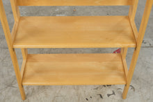 Load image into Gallery viewer, Vintage Folding Wood Three-Tier Bookshelf
