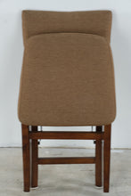 Load image into Gallery viewer, Contemporary Upholstered Folding Dining Chair with Walnut Finish Wood Frame
