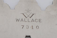 Load image into Gallery viewer, Wallace Silverplate Pierced Footed Serving Tray – Ornate Floral Scroll Design, #7310
