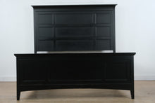 Load image into Gallery viewer, Fortune Black Full Size Panel Bed
