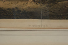 Load image into Gallery viewer, Antique D Wolstenholme Morning Fox Hunt Engraving Framed Equestrian Print
