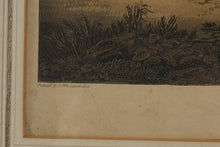 Load image into Gallery viewer, Antique D Wolstenholme Morning Fox Hunt Engraving Framed Equestrian Print
