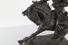 Load image into Gallery viewer, &quot;Cowboy&quot; by Frederic Remington - Bronze Sculpture
