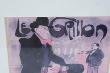 Load image into Gallery viewer, Framed Jacques Villon Le Grillon American Bar 1899 Art Nouveau Poster Reproduction
