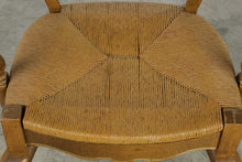 Load image into Gallery viewer, French Provincial Rush Seat Ladder Back Armchair
