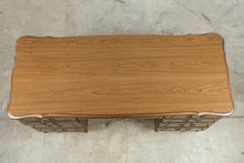 Load image into Gallery viewer, French Provincial Eight Drawer Executive Desk
