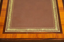 Load image into Gallery viewer, Antique French Satinwood Desk with Leather Inlay &amp; Brass Trim
