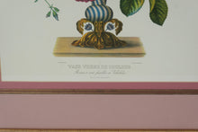 Load image into Gallery viewer, Pair of Framed Jean-Louis Prévost Style Floral Lithographs – Vase Verre de Couleur &amp; Vase de Venise (22&quot; x 26&quot;)
