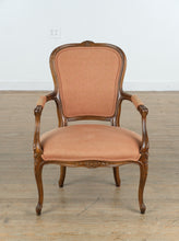 Load image into Gallery viewer, Vintage Louis XV Style Bergère Armchair

