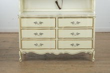 Load image into Gallery viewer, French Provincial Double Dresser with Bookcase – Dixie
