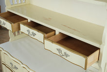 Load image into Gallery viewer, French Provincial Double Dresser with Bookcase – Dixie
