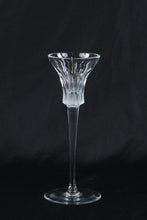 Load image into Gallery viewer, Ceska Bohemian Crystal Candlestick Holder 8.5 Inch Signed
