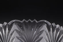 Load image into Gallery viewer, Cut Crystal Fan Pattern Scalloped Rim Bowl 5 5 Inch

