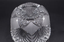 Load image into Gallery viewer, Cut Crystal Fan Pattern Scalloped Rim Bowl 5 5 Inch
