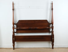 Load image into Gallery viewer, Mahogany Four Poster Bed Queen Size Traditional Turned Post Bed Frame
