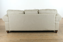 Load image into Gallery viewer, Fusion Furniture Rolled Arm Sofa – 90&quot; Wide with Nailhead Trim
