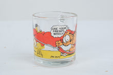 Load image into Gallery viewer, Vintage McDonalds Garfield Odie Use Your Friends Wisely Glass Mug 1978
