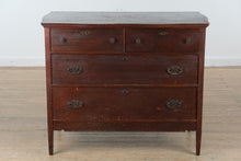 Load image into Gallery viewer, Antique Mahogany Dresser by Geo. C. Flint Co. – 44” Wide
