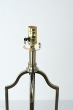 Load image into Gallery viewer, Modern Brass and Lucite Table Lamp Open Frame Acrylic Base Accent Lamp
