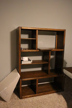 Load image into Gallery viewer, Geometric Solid Wood Shelving Unit / Bookcase
