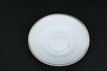 Load image into Gallery viewer, Antique German Porcelain Cup &amp; Saucer – “Zur Erinnerung” – Hand Painted Gold &amp; Floral Detail
