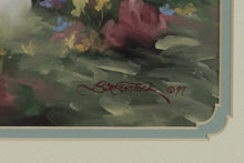 Load image into Gallery viewer, &quot;Heaven’s Doves&quot; – Angel Child Print by Joyce Birkenstock, Framed (1999)
