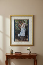 Load image into Gallery viewer, Tissot The Bunch of Lilacs Framed Art Print Edward Art Products 34x44

