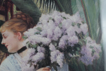 Load image into Gallery viewer, Tissot The Bunch of Lilacs Framed Art Print Edward Art Products 34x44
