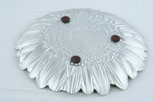 Load image into Gallery viewer, Sunflower Art Glass Serving Bowl Decorative Centerpiece Platter 15 Inch
