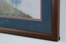 Load image into Gallery viewer, Framed Glynda Turley Limited Edition Print – Victorian Lady Reading by Lake with Swan
