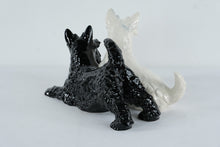 Load image into Gallery viewer, Goebel Scotty Dog Figurine Pair Black White Porcelain West Highland Terrier 14 Inch
