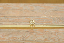 Load image into Gallery viewer, Hollywood Regency Brass and Glass Console Table Narrow Entry Table

