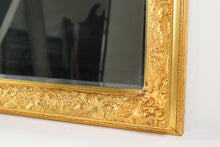 Load image into Gallery viewer, Gold Framed Mirror with Flowers, Vines and Leaves - 45 x 35
