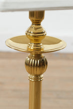Load image into Gallery viewer, Polished Brass Table Lamp Traditional Style with White Shade
