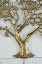 Load image into Gallery viewer, Gold Tone Metal Tree of Life Wall Sculpture 20x16 Organic Branch Decor
