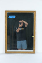 Load image into Gallery viewer, Vintage Gold Gilt Wood Wall Mirror 24 x 34 Ornate Rectangular Frame
