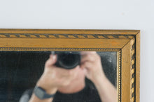 Load image into Gallery viewer, Vintage Gold Gilt Wood Wall Mirror 24 x 34 Ornate Rectangular Frame
