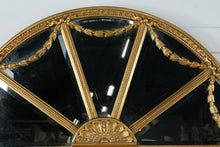 Load image into Gallery viewer, Pair of Decorative Arts Inc Gilt Arched Windowpane Wall Mirrors
