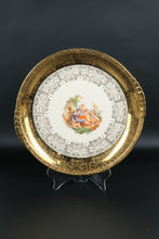 Load image into Gallery viewer, Royal China 22K Gold Rimmed Decorative Platter – 13.25&quot; Round – Bak-Serv Oven Proof
