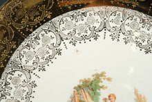 Load image into Gallery viewer, Royal China 22K Gold Rimmed Decorative Platter – 13.25&quot; Round – Bak-Serv Oven Proof
