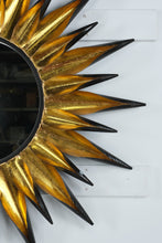 Load image into Gallery viewer, Gold Starburst Mirror – 38&quot; Round
