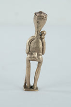 Load image into Gallery viewer, African Brass Tribal Figurine - 4&quot; Tall
