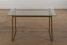 Load image into Gallery viewer, Gold Rosemont Table with Glass Top
