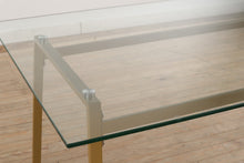 Load image into Gallery viewer, Gold Rosemont Table with Glass Top
