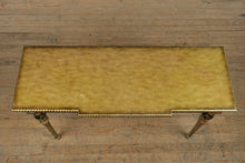 Load image into Gallery viewer, Regency-Inspired Carved Console Table with Gold Accents
