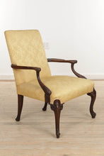 Load image into Gallery viewer, Golden Floral Acanthus Carved Arm Chair
