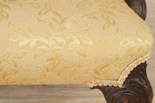 Load image into Gallery viewer, Golden Floral Acanthus Carved Arm Chair
